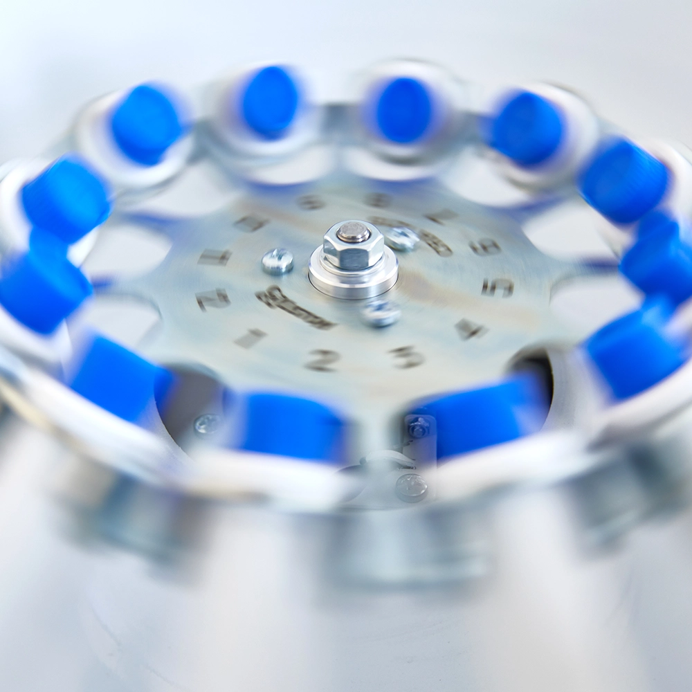 Plasma centrifuge machine used for separating blood components.