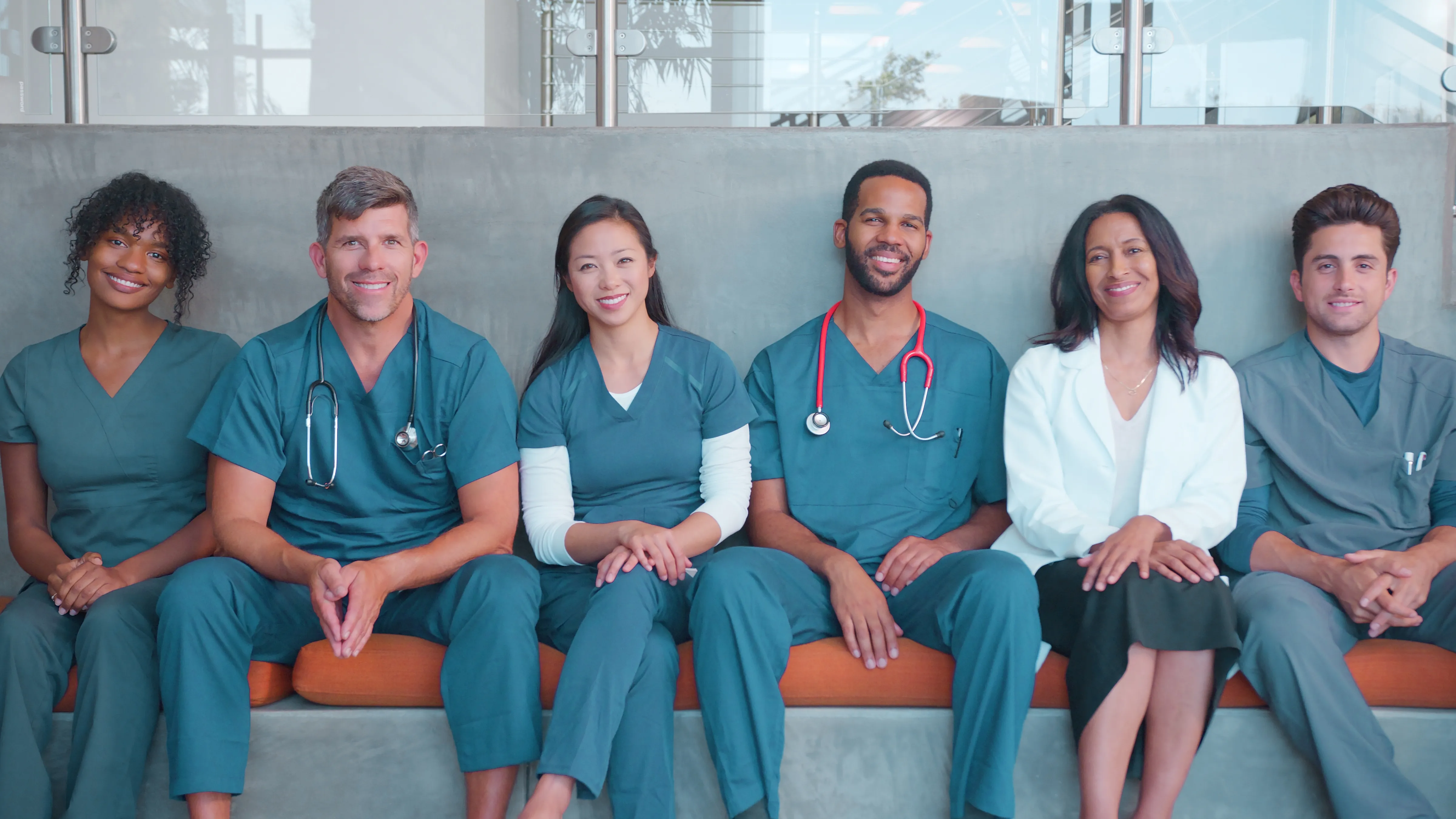 Group of doctors standing together.