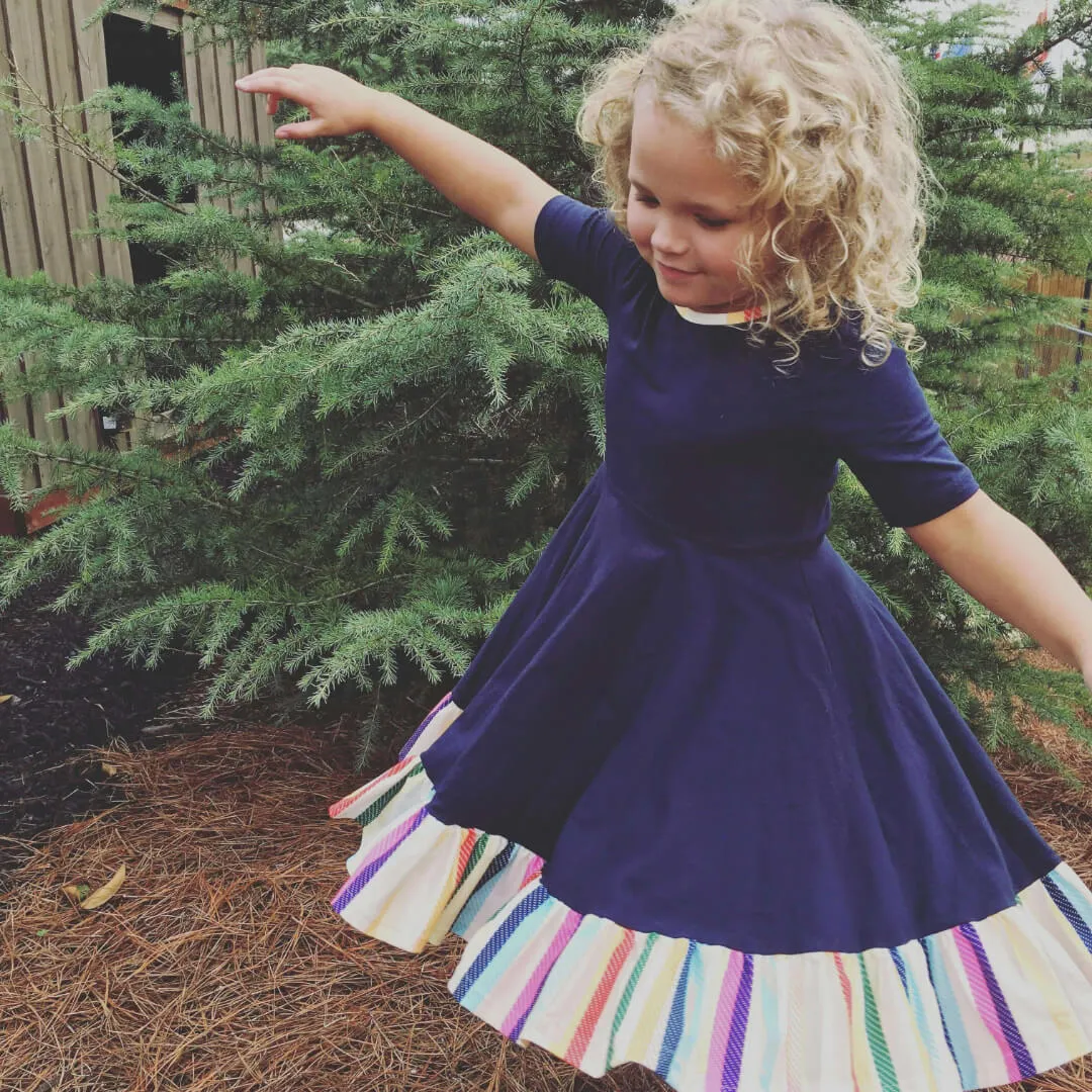 A kid dancing.